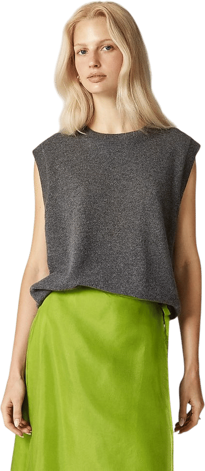 Cashmere Relaxed Sweater-Vest