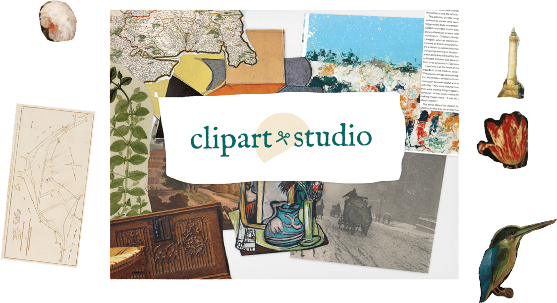 clipart.studio magazine collage maker