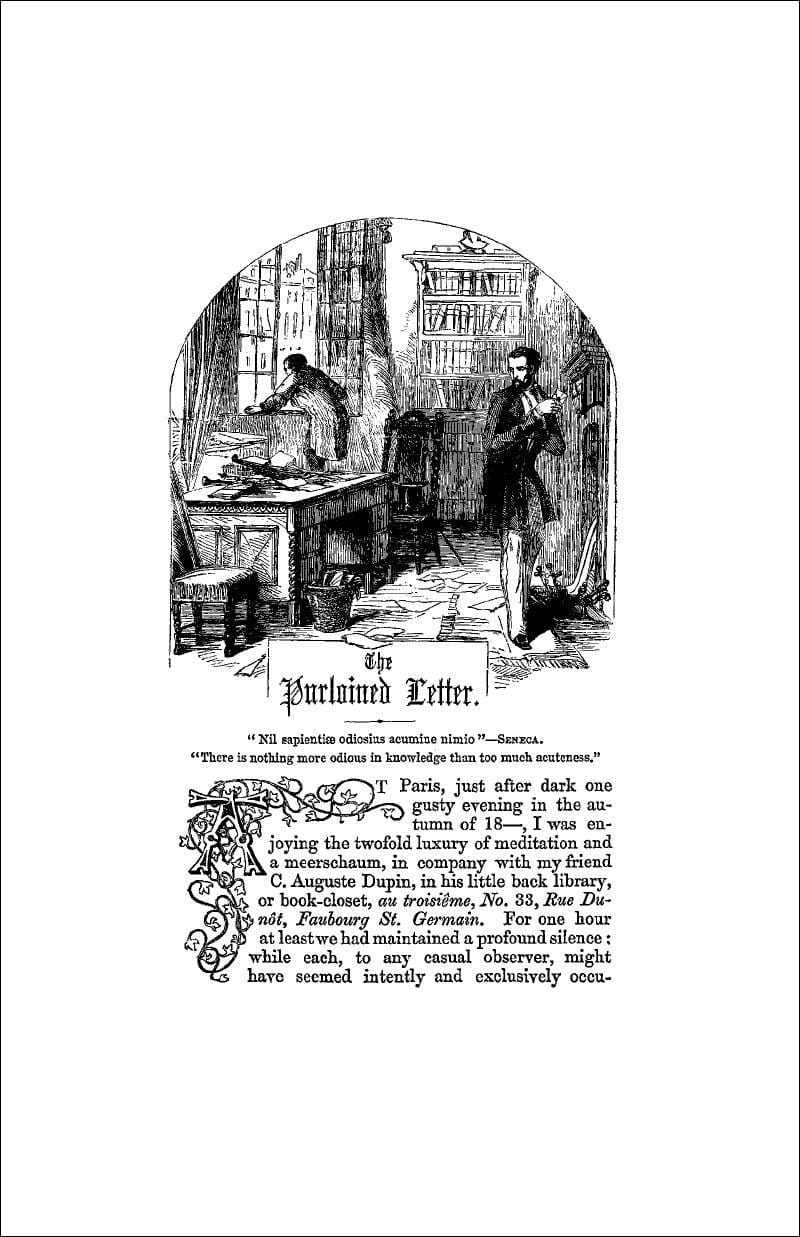 Hiding in Plain Sight - Edgar Allan Poe's The Purloined Letter (1845)
