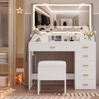 Vanity Set with Mirror