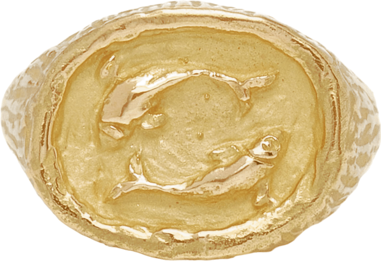 Sidney Garber Zodiac Pisces Ring