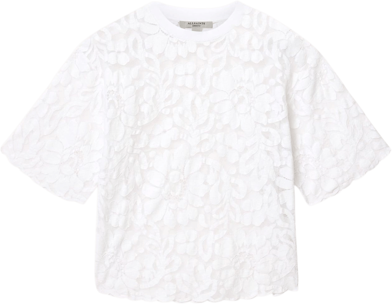 Lace t-shirt for a feminine touch
