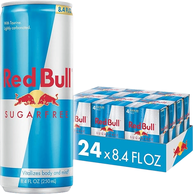 Hot shower & a sugar free Redbull