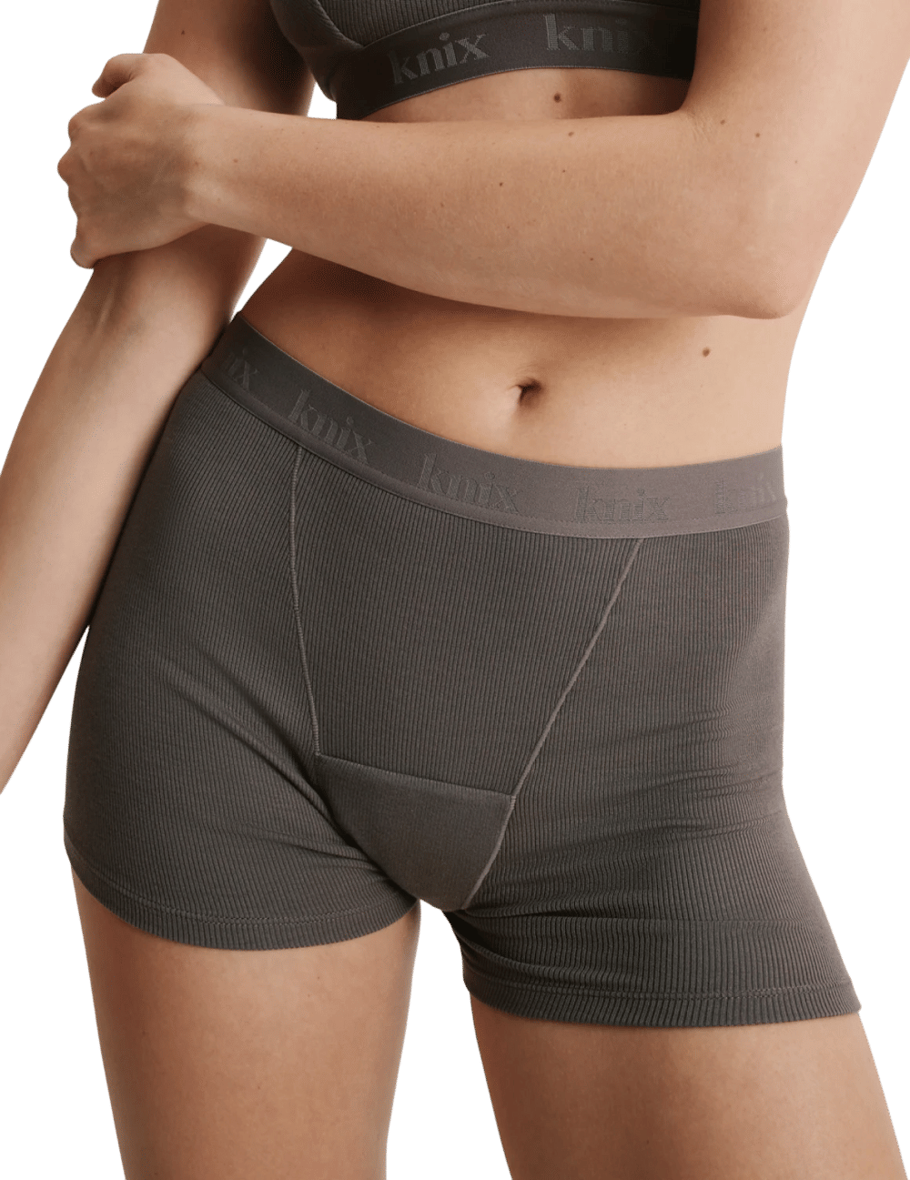 Leakproof Logo Rib Modal Boxer Brief