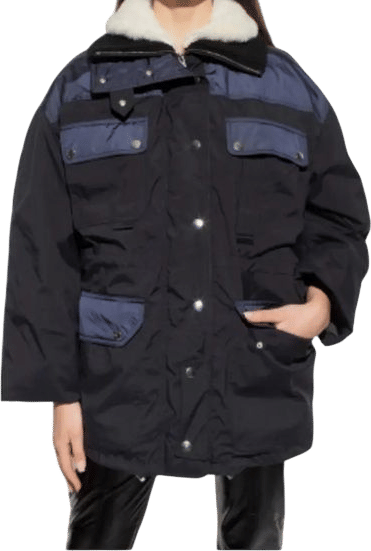 Isabel Marant Black and Navy Ski Jacket