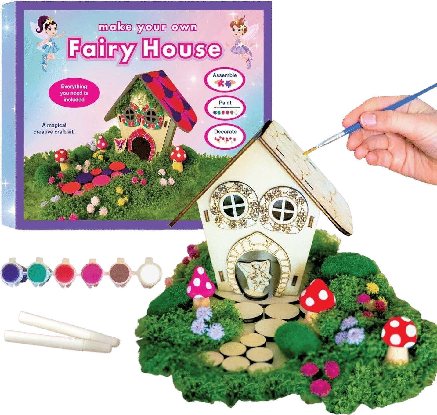 wooden fairy houses Michaels
