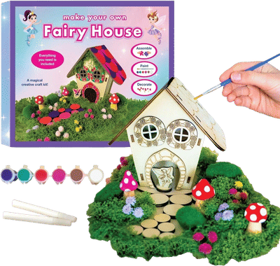 Wooden Fairy House Craft Kit
