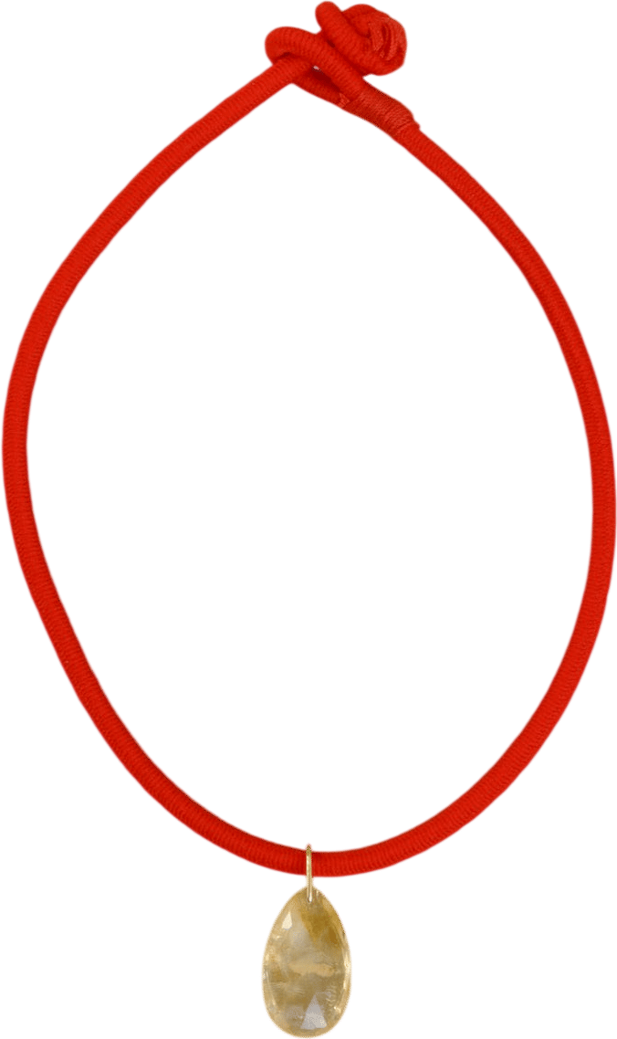 petite drop cord citrine