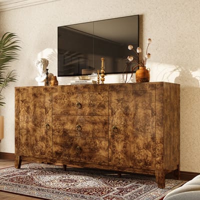 Dorne 60" Modern High Gloss Cabinet