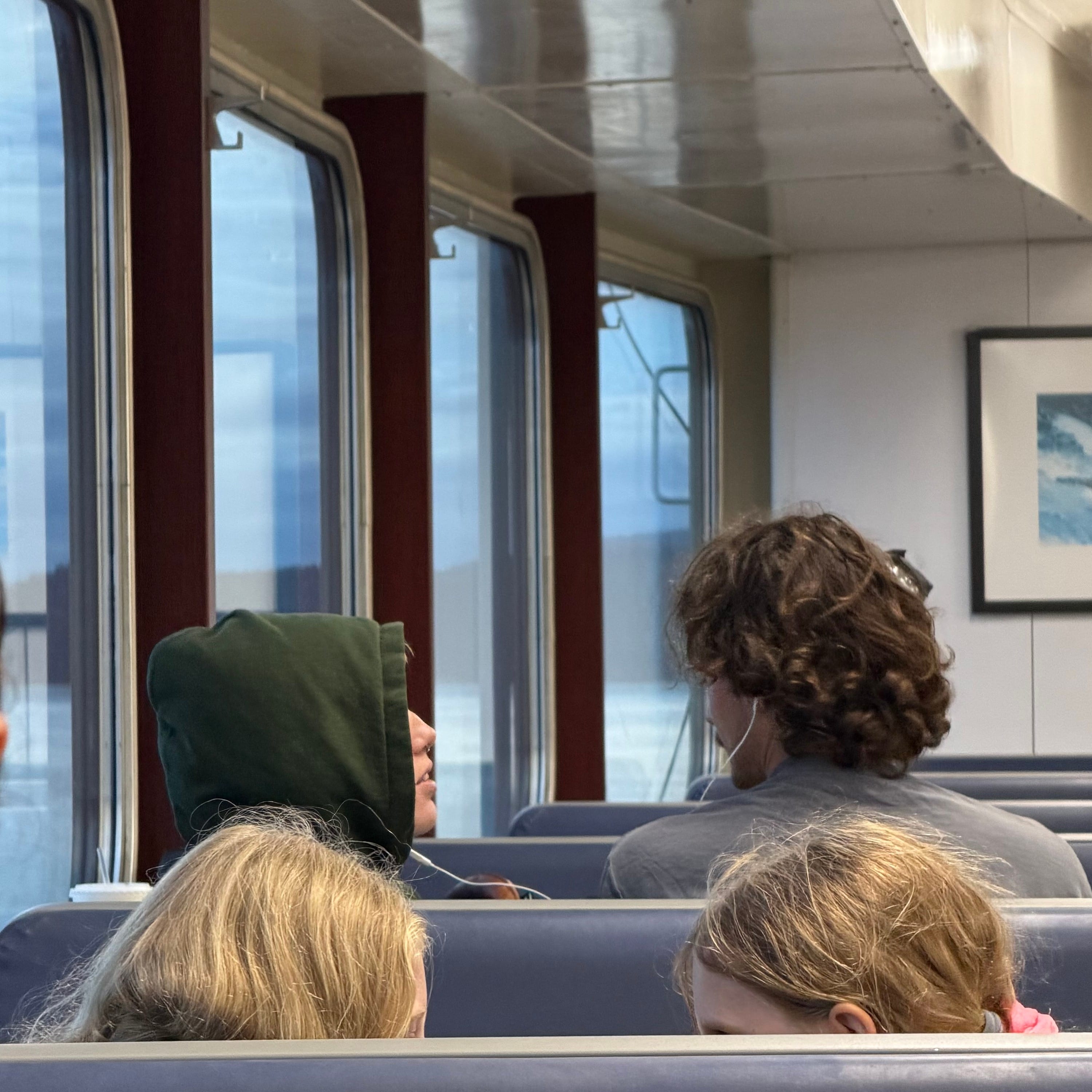 riding the ferry