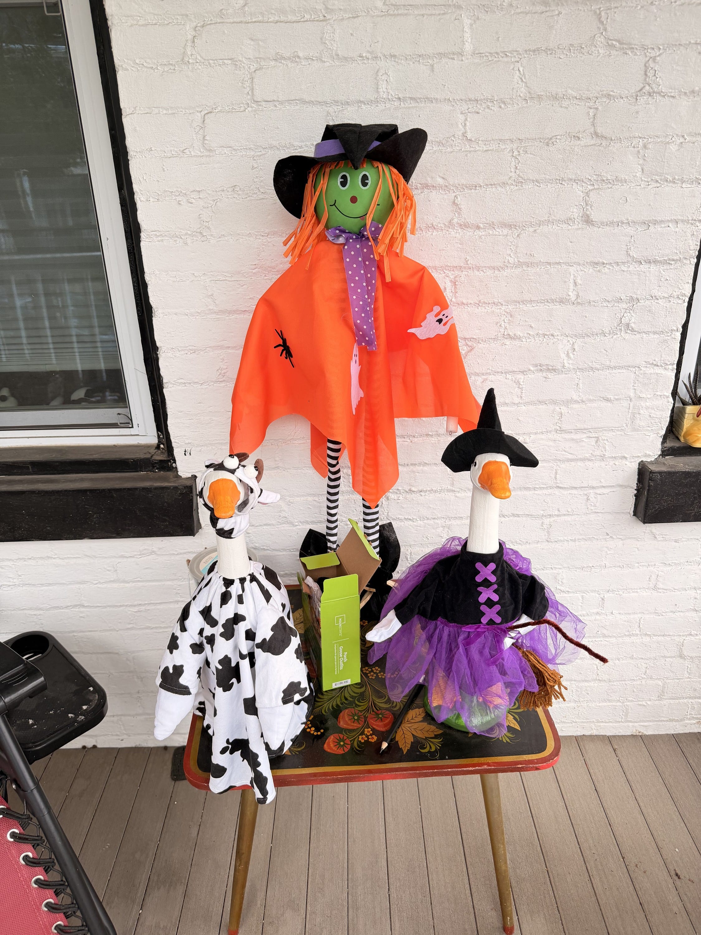 decorating for Halloween in August
