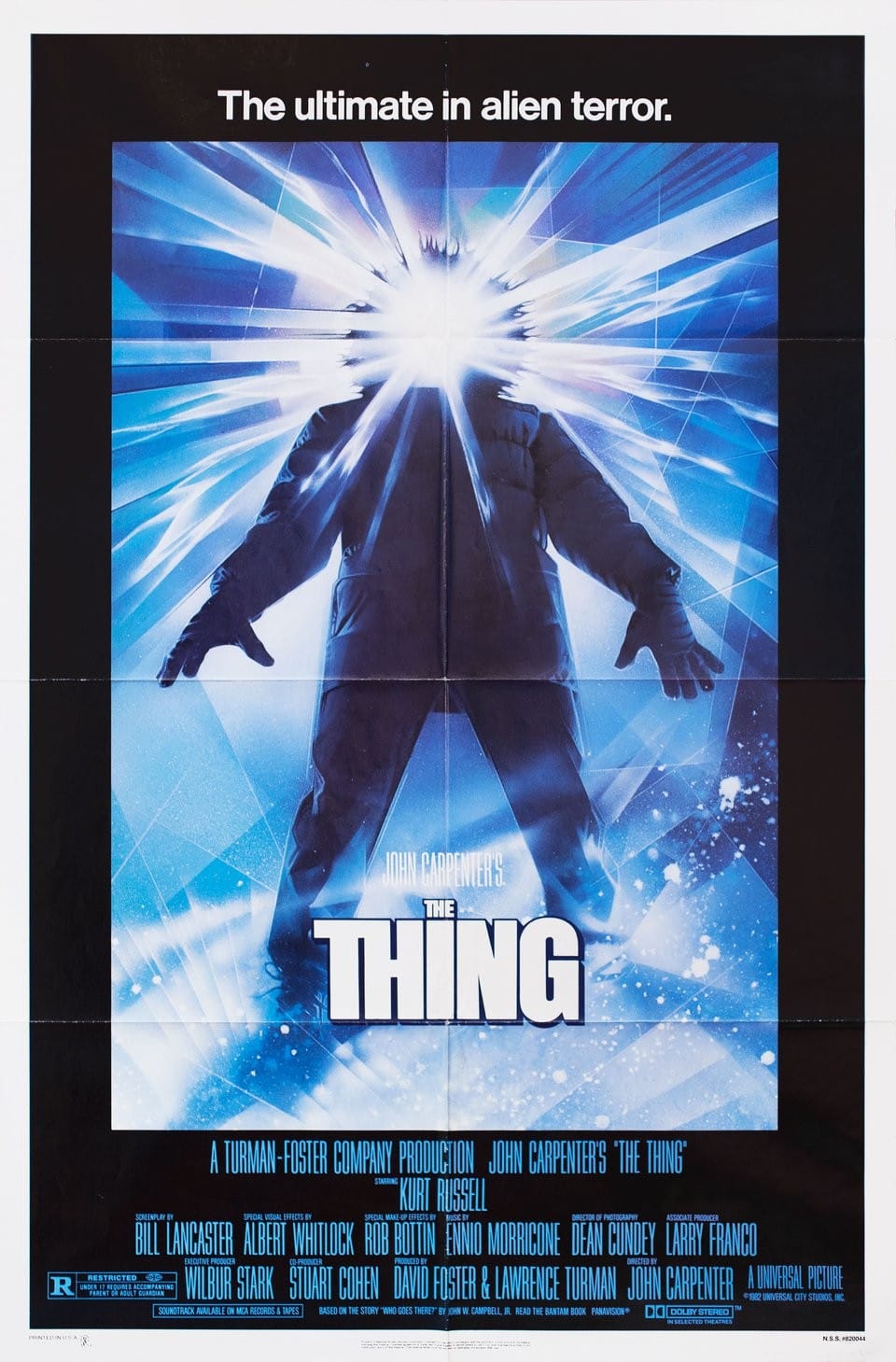 The Thing (1982) original one-sheet poster (27x41)