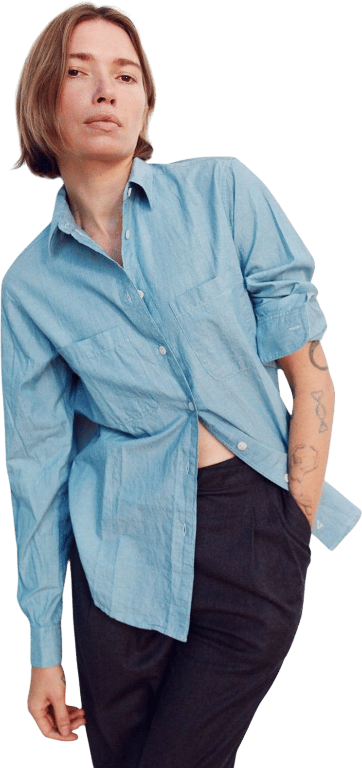 Work Shirt Indigo Chambray