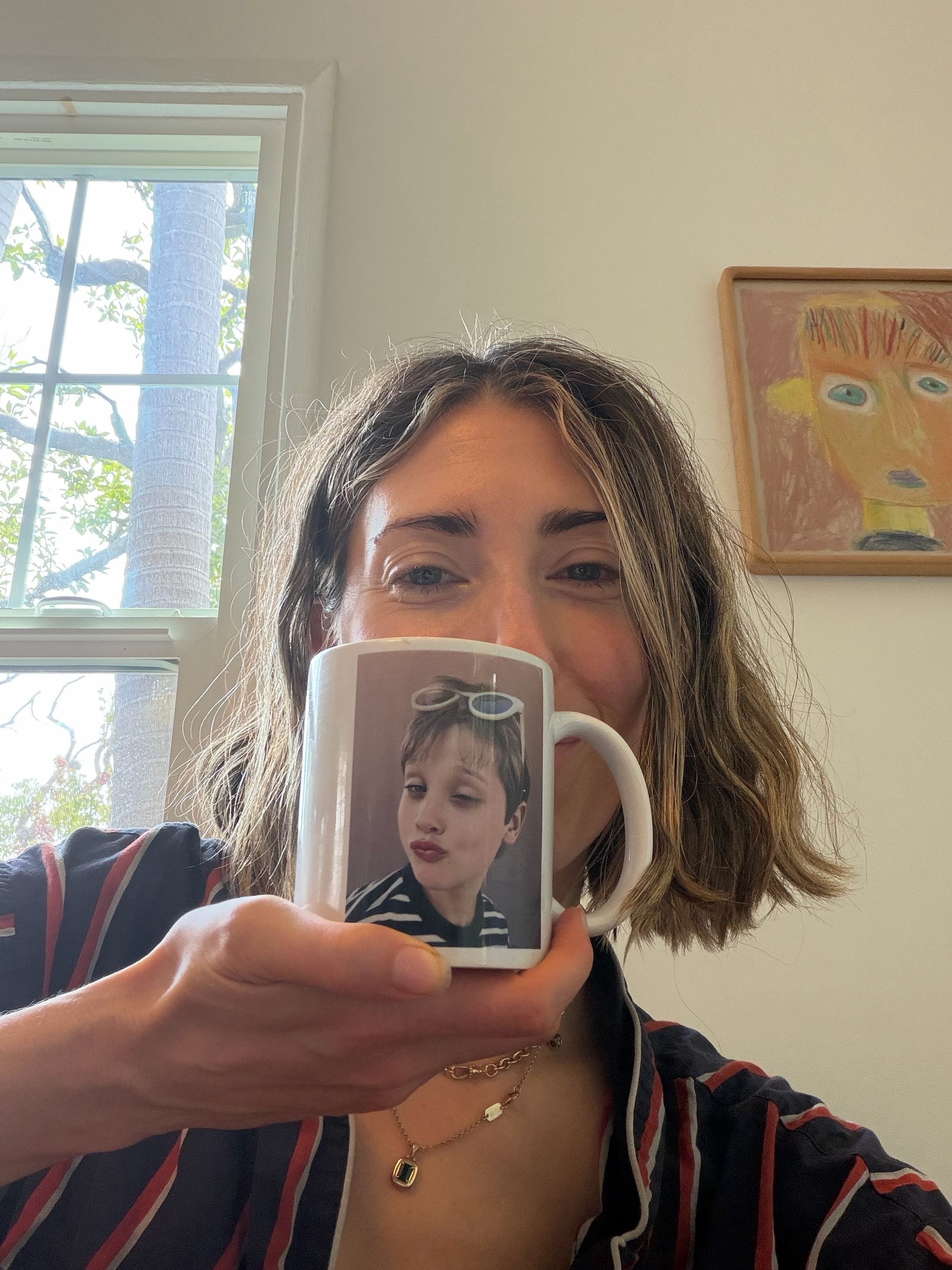 put your kid’s face on a mug