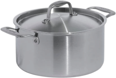 6 QT Stainless Clad Stock Pot