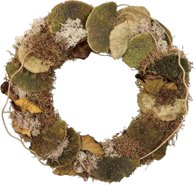 Honeybloom Dried Mushroom Wreath
