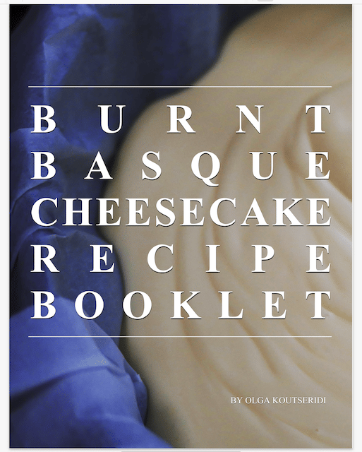 Burnt Basque Cheesecake Recipe Zine