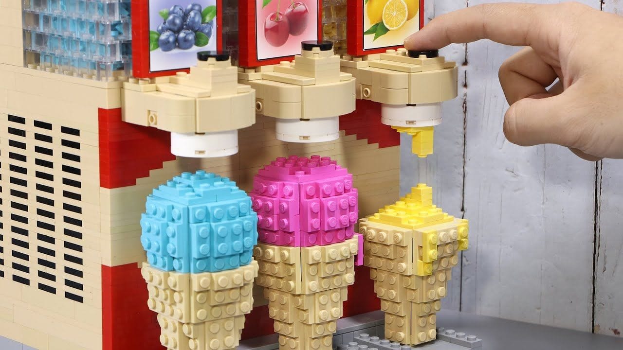 LEGO Rainbow Ice Cream Recipe