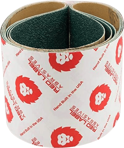 Red Label Abrasives 3 x 21 Inch 24 Grit Zirconia Sanding Belts