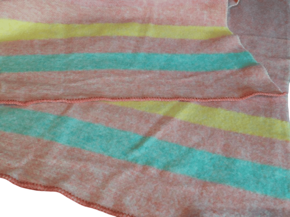 Vintage  Wool Reversible Orr Health Blanket