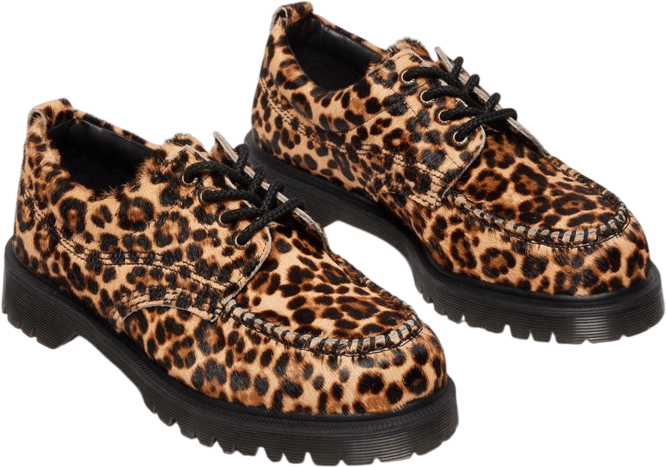 Dr. Marten’s LOWELL HAIR ON MOC TOE SHOES