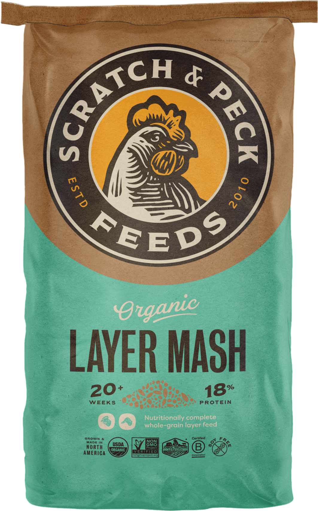 Organic Layer Mash 18%