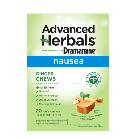 ginger dramamine chews
