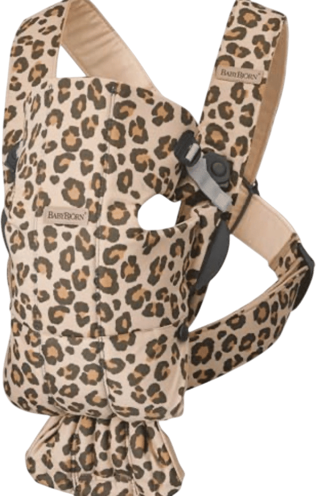 BabyBjörn Baby Carrier Mini, Beige/Leopard