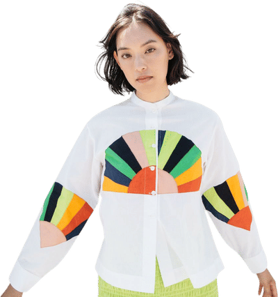 Alpha Buttondown Fan Patch