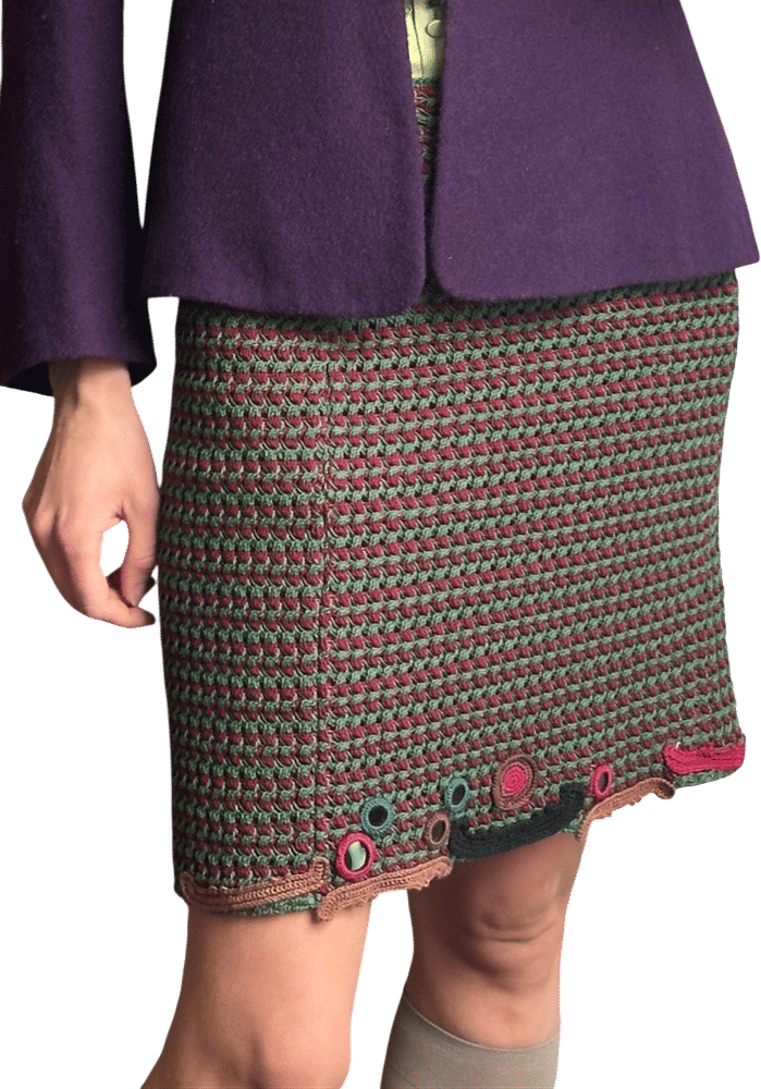 Prada Vintage Knitted Skirt | Khata Space