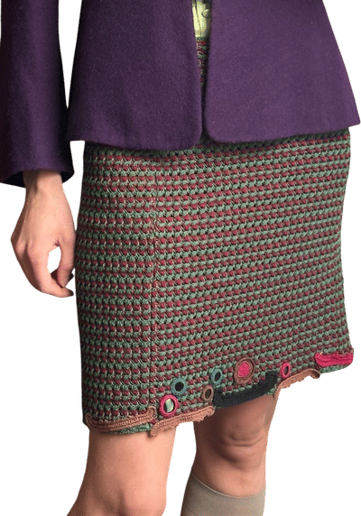 Prada Vintage Knitted Skirt