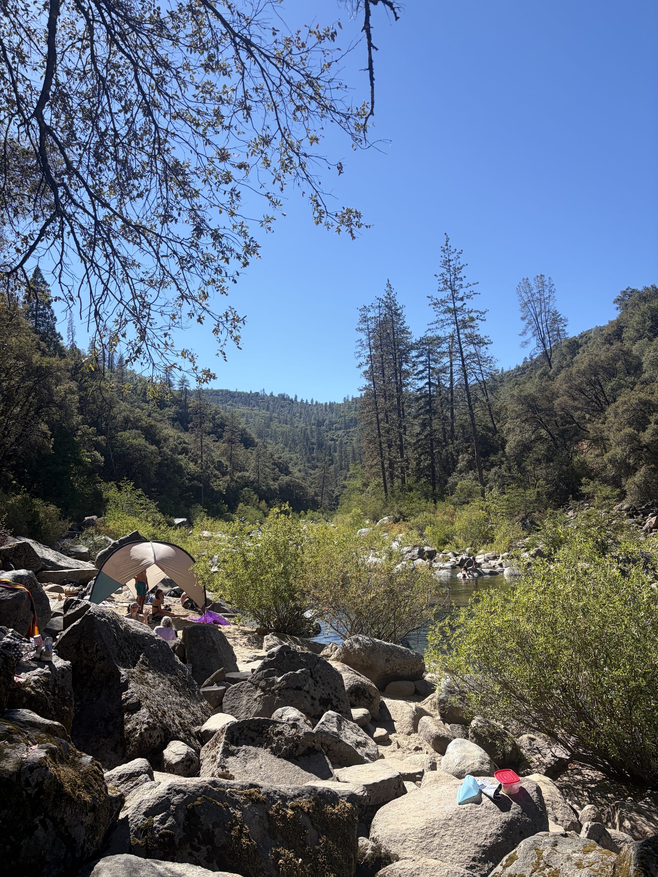 Lie on the Yuba River