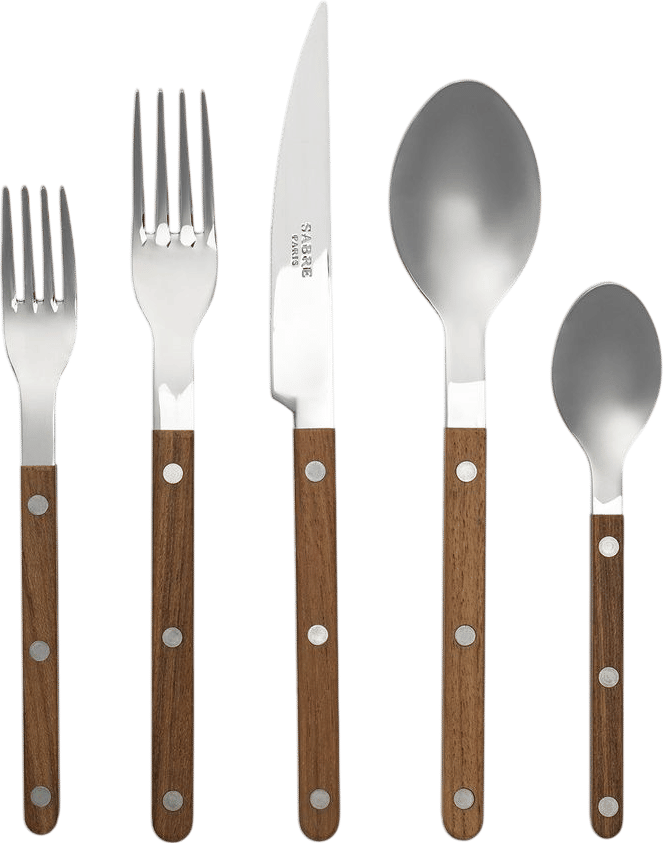 Bistrot Teak Flatware by Sabre