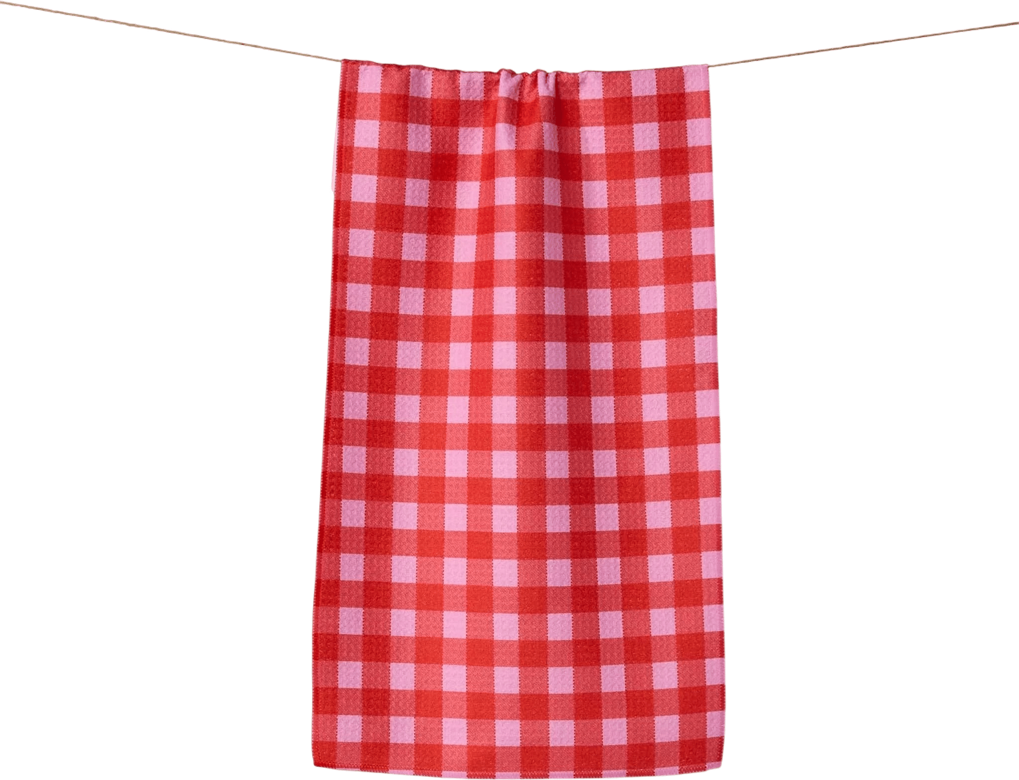 Cherry Gingham Bar Towel