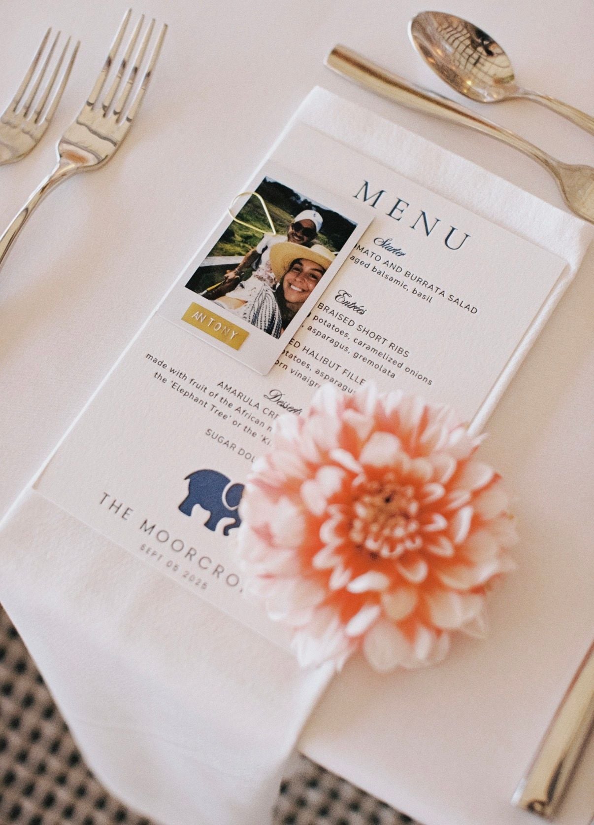 polaroid photos for name settings