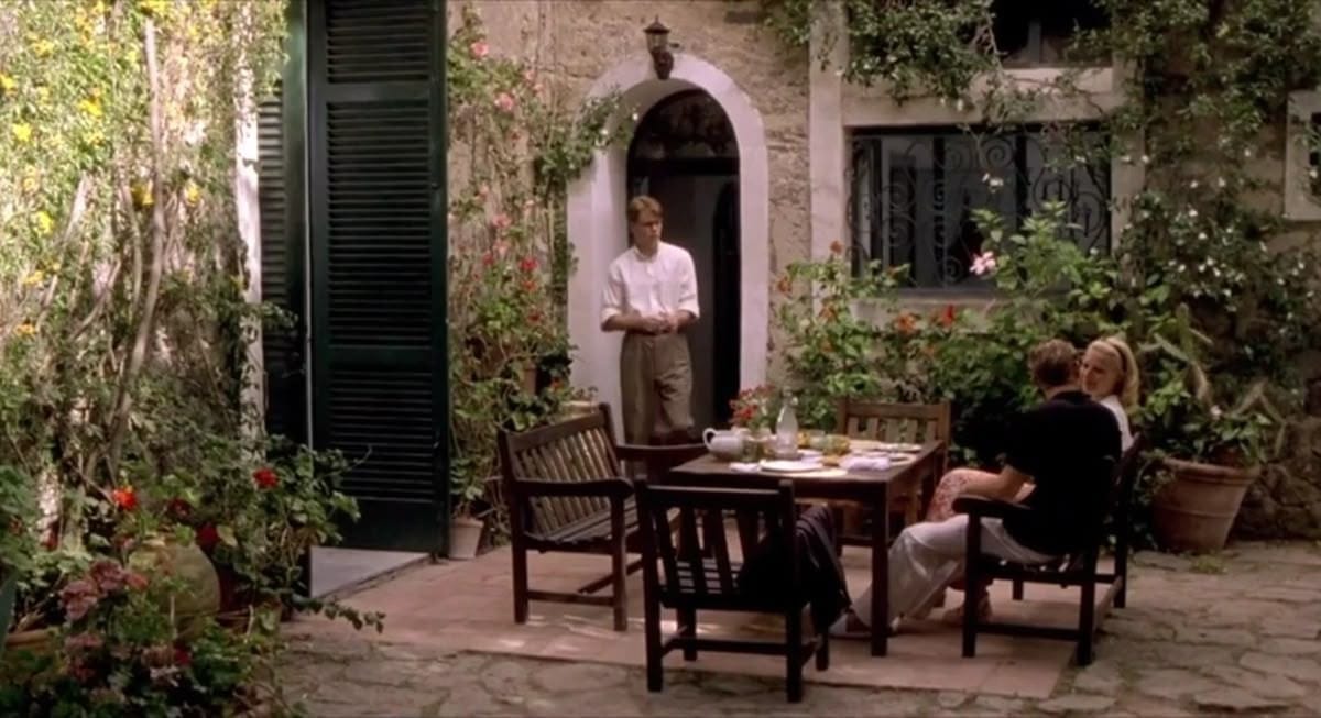 The patio in The Talented Mr. Ripley 