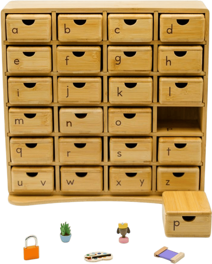 Montessori Language Phonetic Cabinet