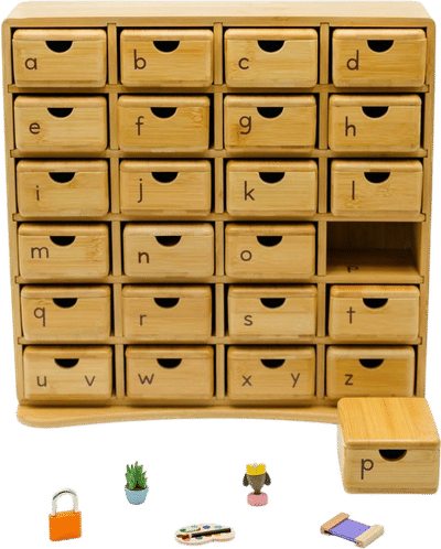 Montessori Language Phonetic Cabinet