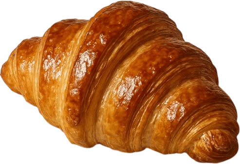 A plain croissant