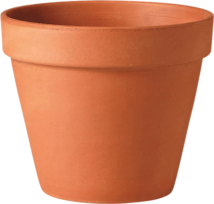 Deroma 12” terracotta pot