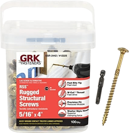 GRK Fasteners RSS 5/16" x 4" Structural Screws