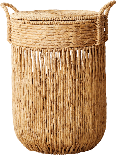 Vertical Lines Seagrass Basket