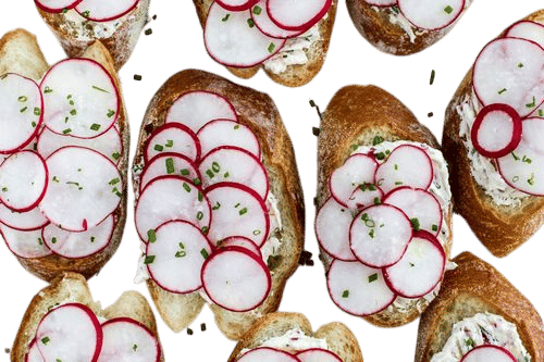 Radish sandwich