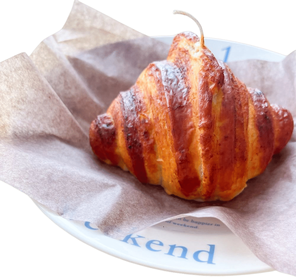 Croissant Candle