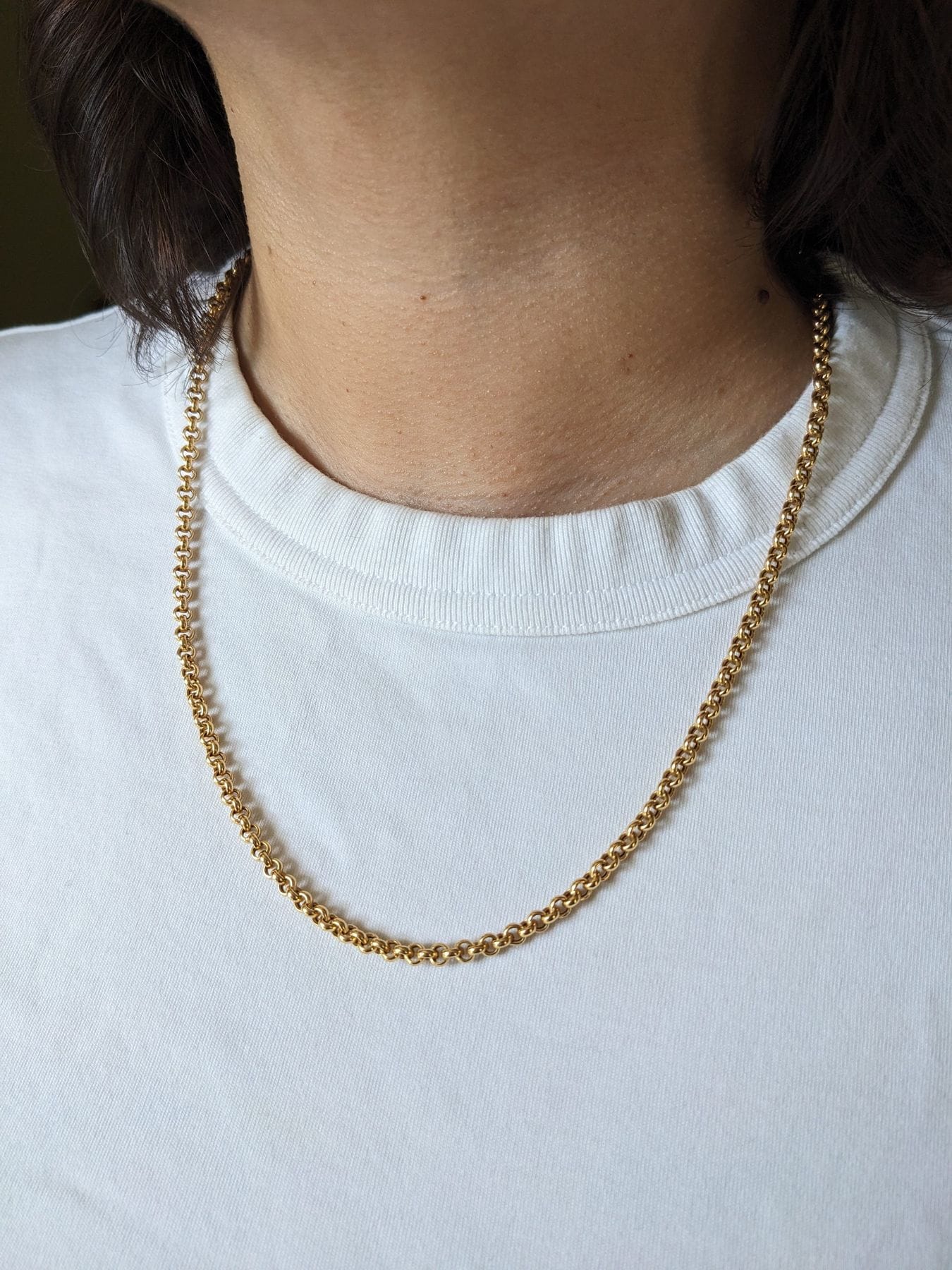 9ct Antique Belcher Chain