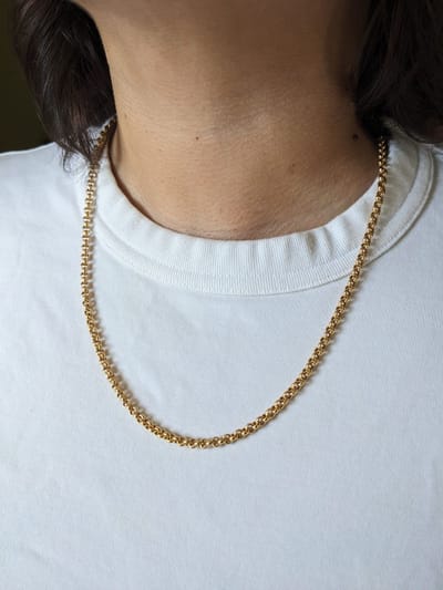 9ct Antique Belcher Chain