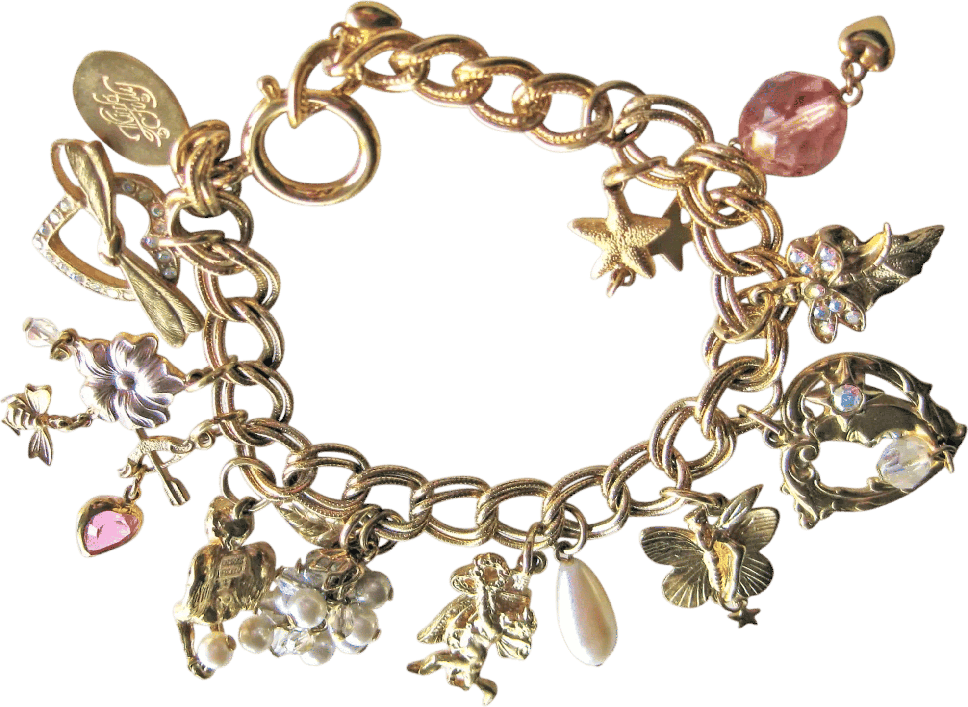 Kirks Folly baby charm bracelet