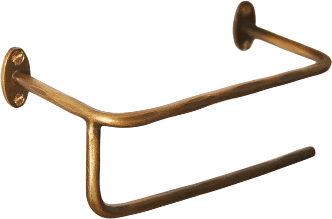 Golden Toilet Paper Holder