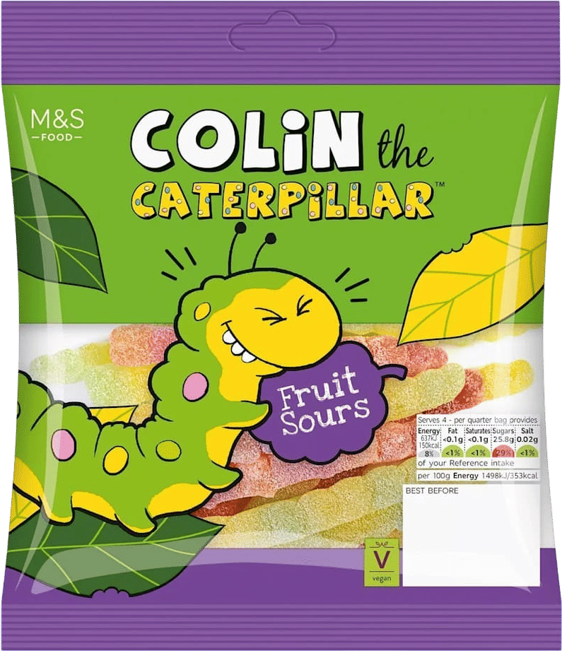 Colin the Caterpillar Fruit Sours