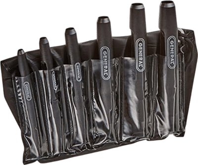 General Tools 1280ST Hollow Steel Punch Set